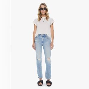 Mother Denim High Waisted Rider Skimp Jeans